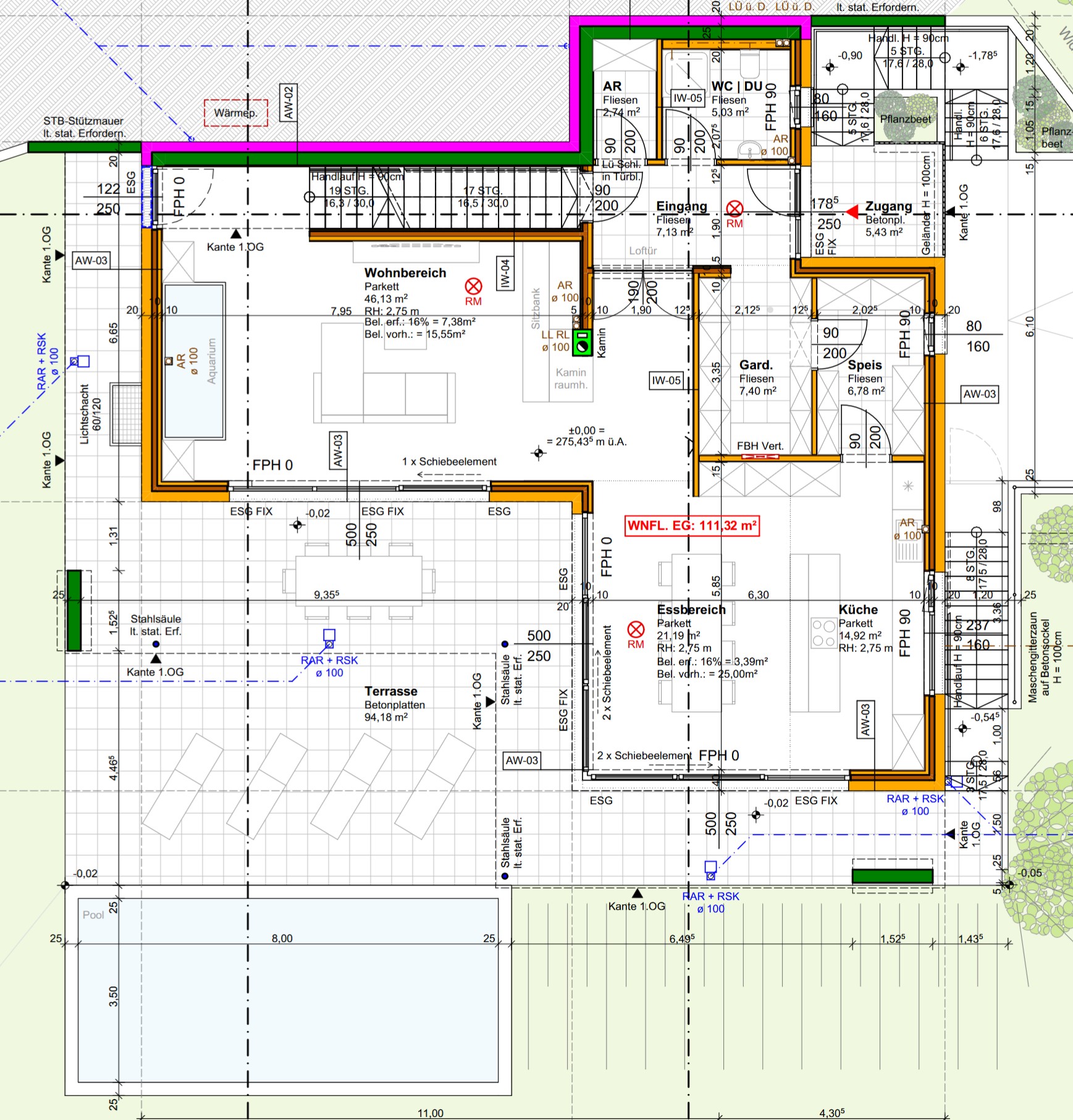 Grundriss Erdgeschoss