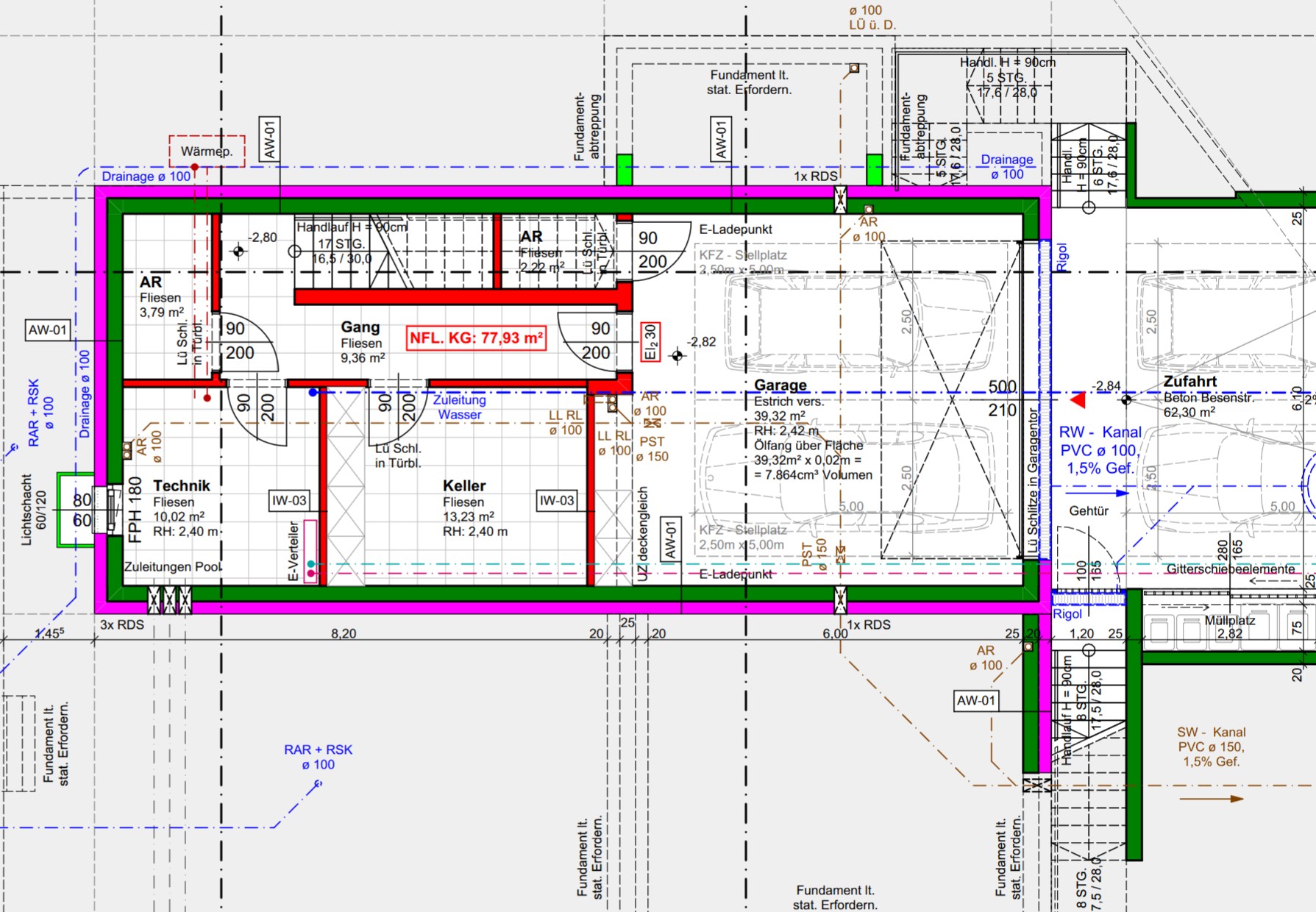 Grundriss Kellergeschoss